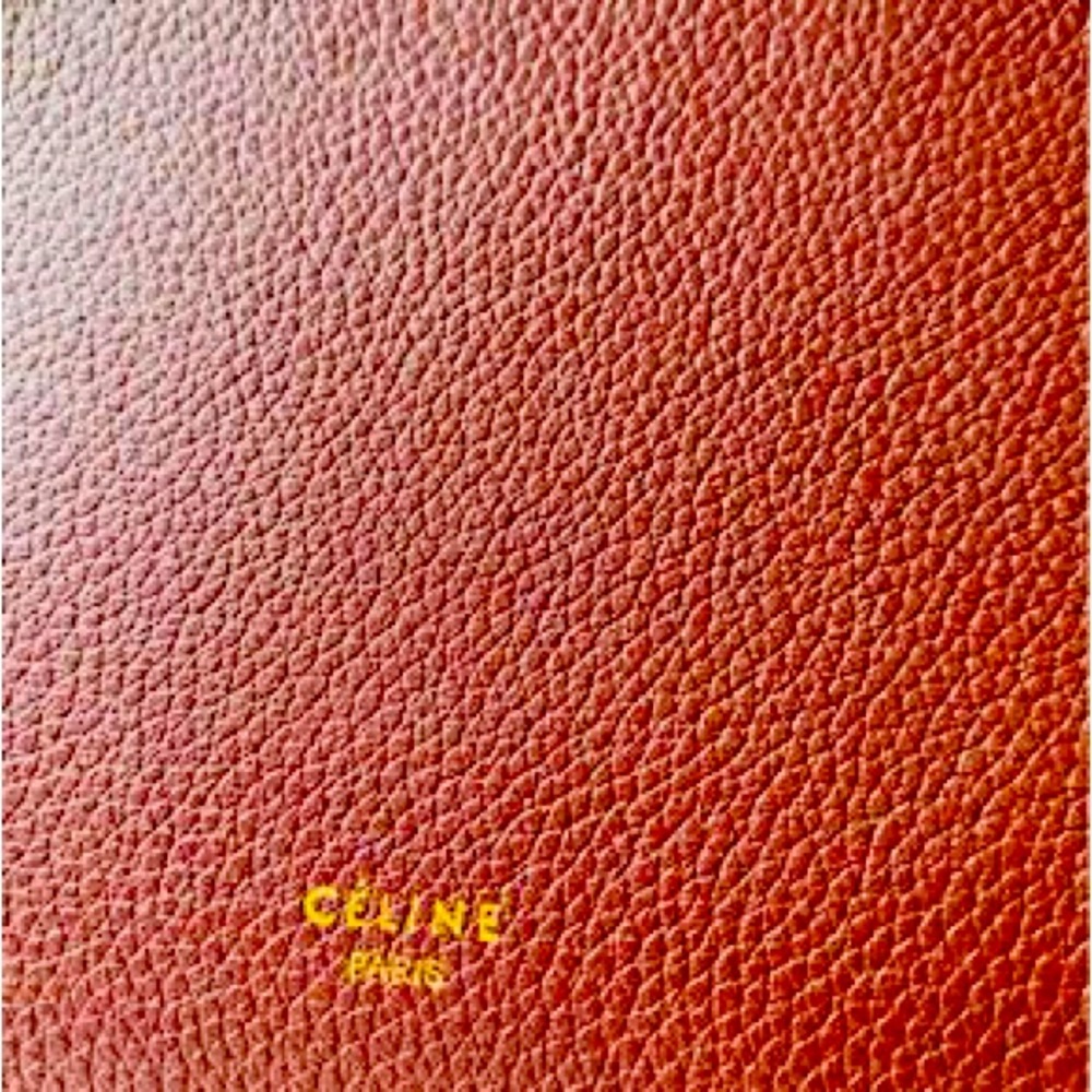 Celine handbag NWOT in wine/burgundy color. - Picture 4 of 5